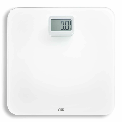 waga łazienkowa na dynamo, do 150 kg, 30 x 30 cm, biała
