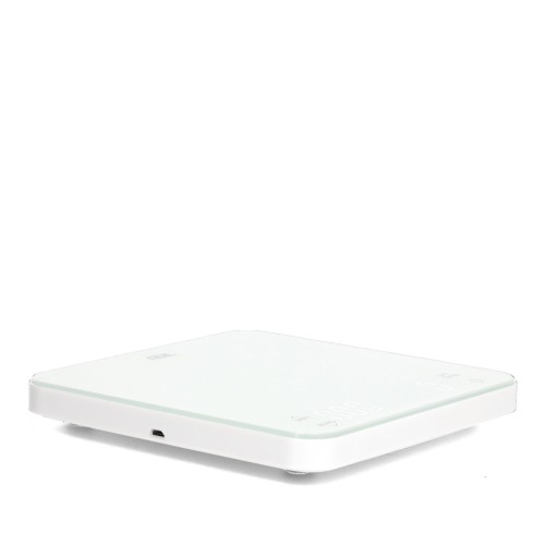 waga kuchenna ładowana przez USB, do 5 kg, 16 x 16 cm, biała